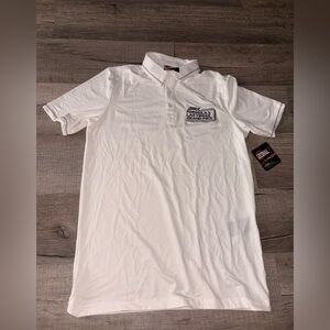 Formula 1 Las Vegas Grand Prix Polo Shirt Men small White F1 Racing Performance